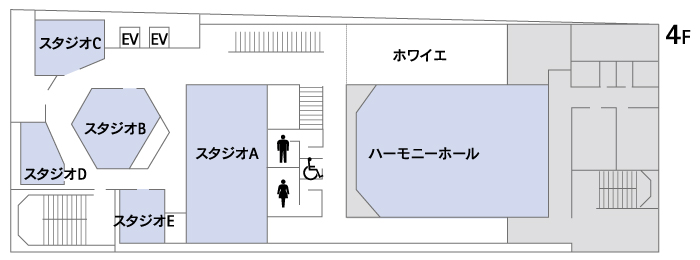 フロアマップ4階